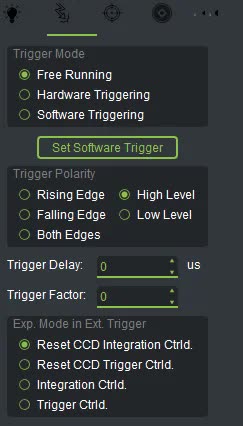 تنظیم Trigger Delay و Trigger Factor در تب تریگر آلترون